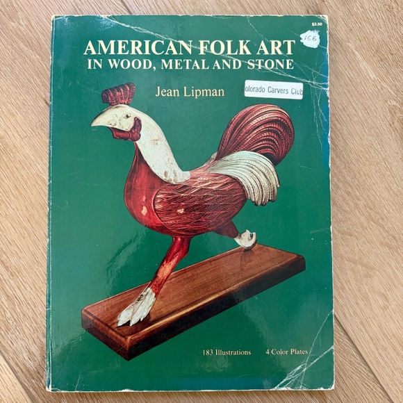 Dover Publications Other - American Folk Art in Wood Metal and Stone Jean Lipman 1972 Dover Edition Book